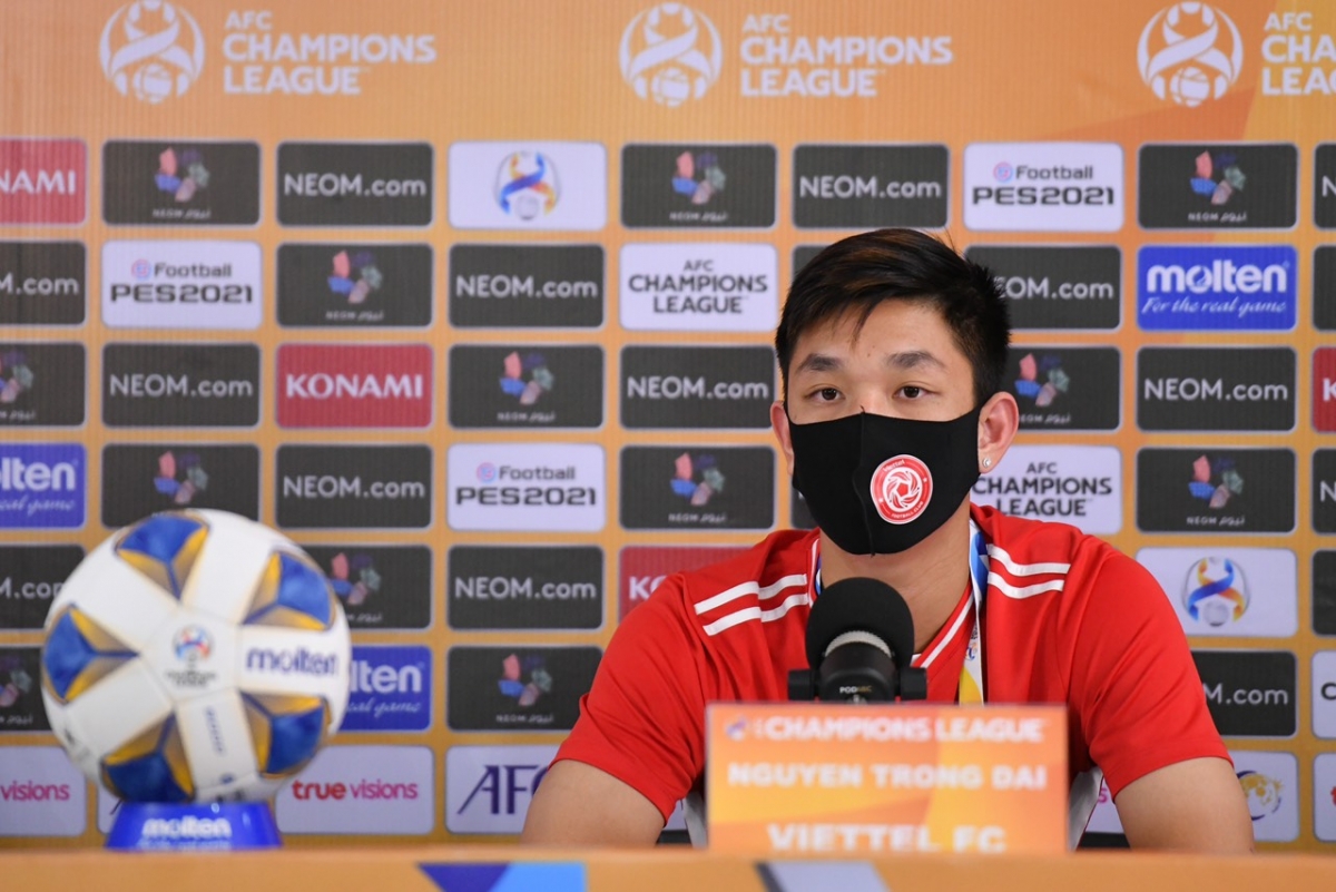 Nguyễn Trọng Đại, trong cuộc họp báo trước trận gặp Ulsan Hyundai