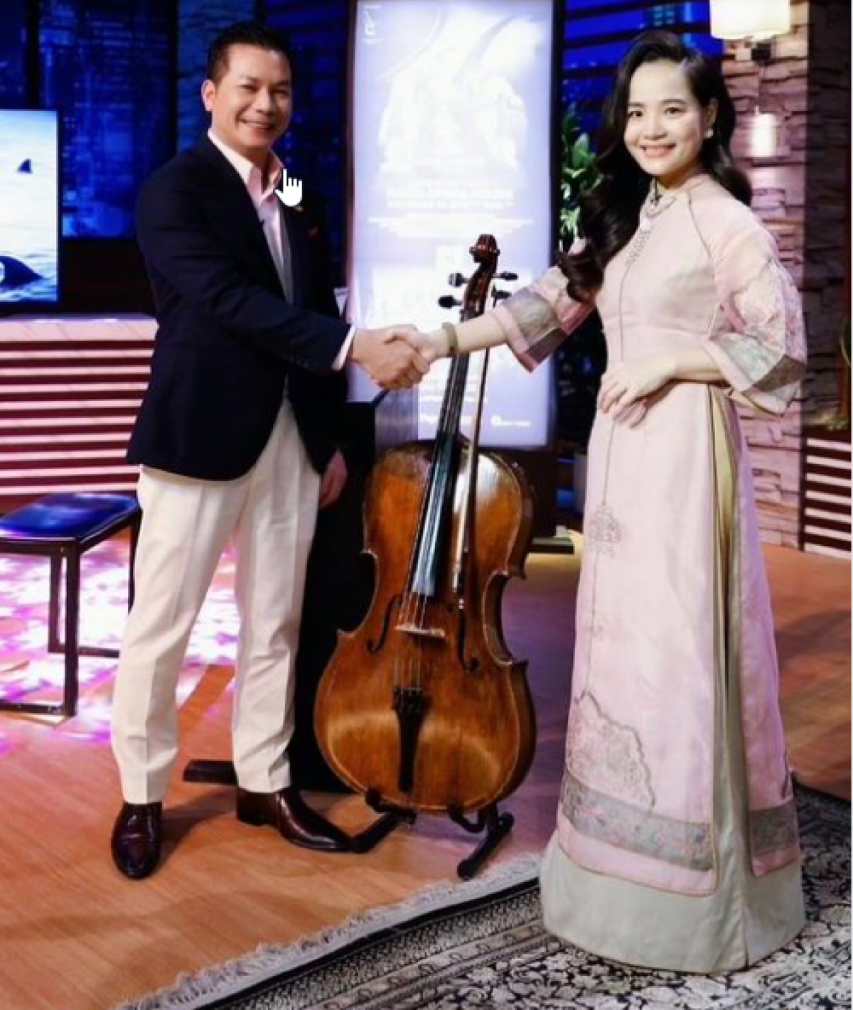 Nghệ sĩ cello Đinh Hoài Xuân đã nhận được thỏa thuận đầu tư từ Shark Hưng