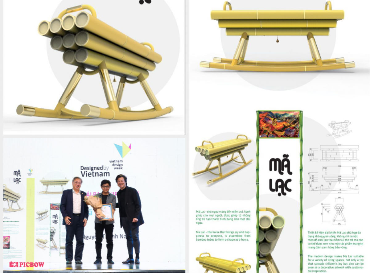Thiết kế "Mã Lạc" của tác giả Nguyễn Thành Nam giành giải Ba