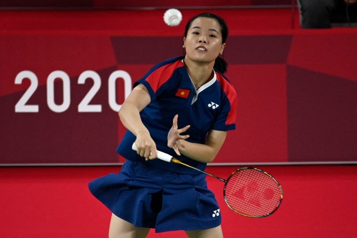 Thùy Linh thi đấu cực kỳ ấn tượng tại Olympic 2020. (Ảnh: Getty).