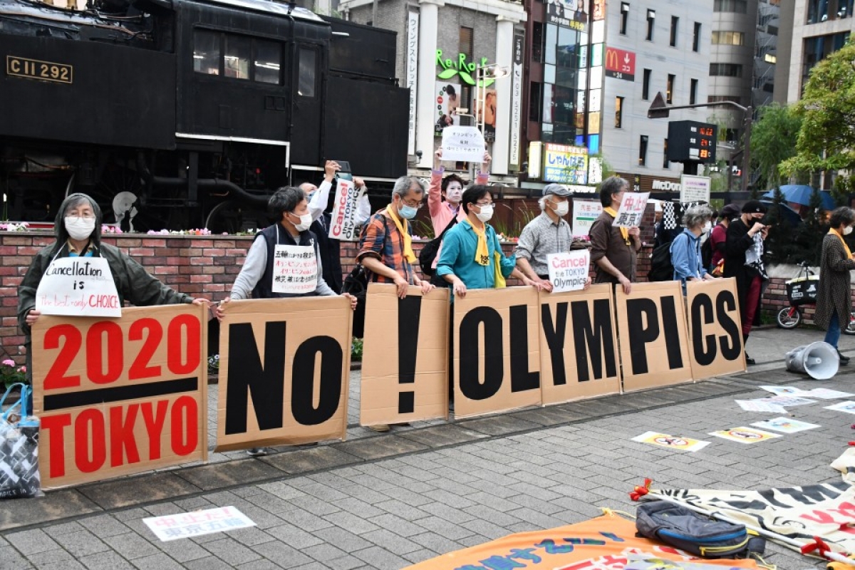 Làn sóng phản đối Olympic Tokyo của người dân Nhật Bản