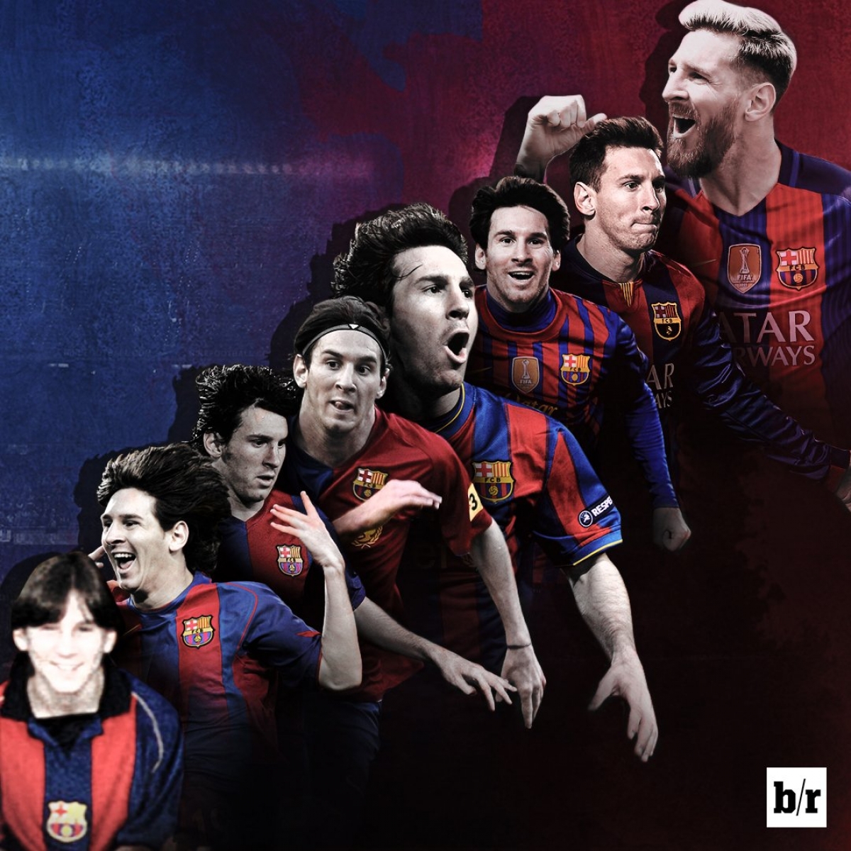 Messi gắn bó cả sự nghiệp cùng Barcelona