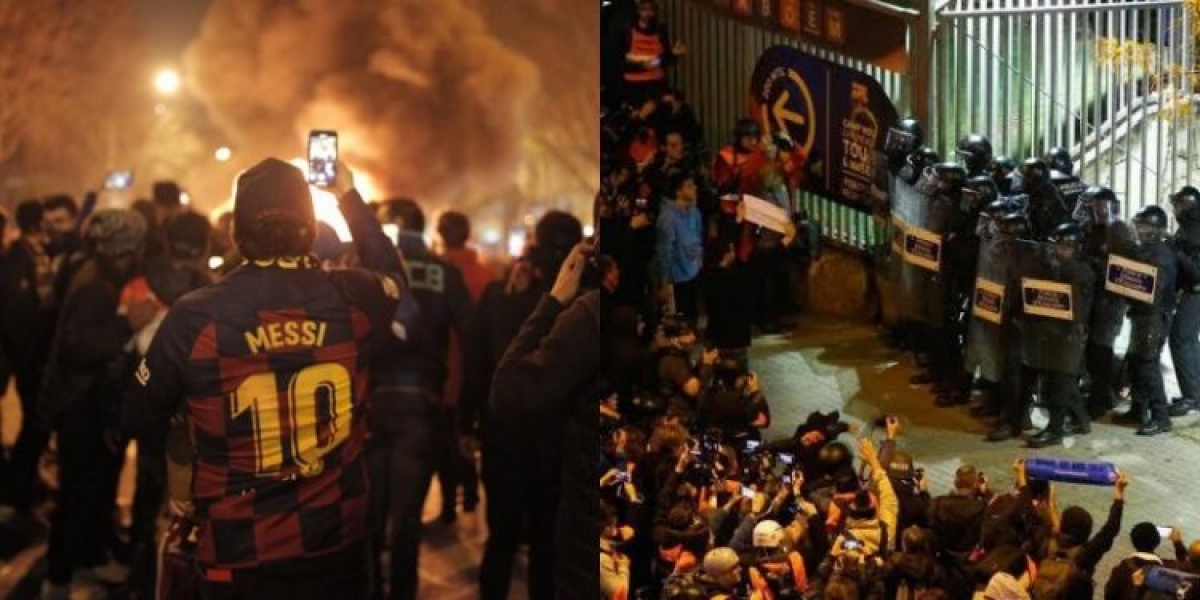 Người hâm mộ gã khổng lồ xứ Catalunya vì không giữ được huyền thoại của đội bóng