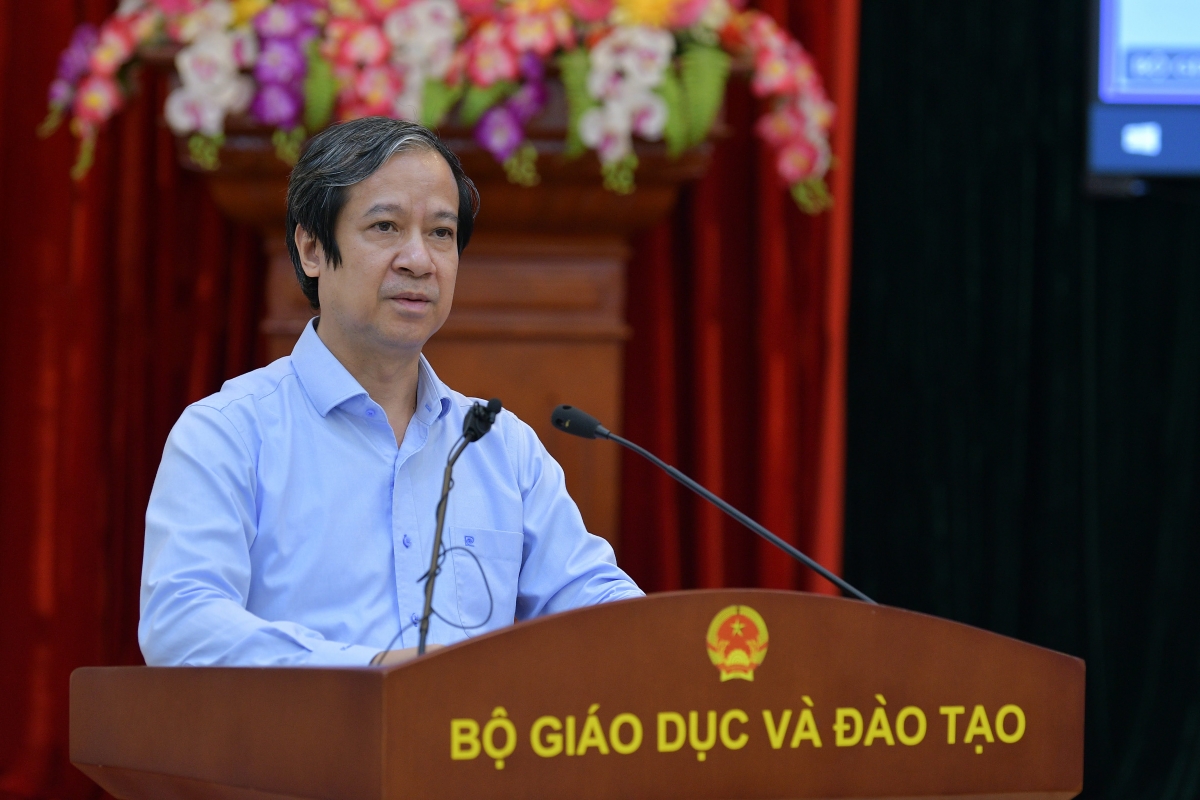 Bộ trưởng GD-ĐT Nguyễn Kim Sơn: "Tiếng nói người thầy, nhà khoa học, chuyên gia phải trở thành tiếng nói quan trọng trong quản trị, vận hành cơ sở giáo dục đại học".