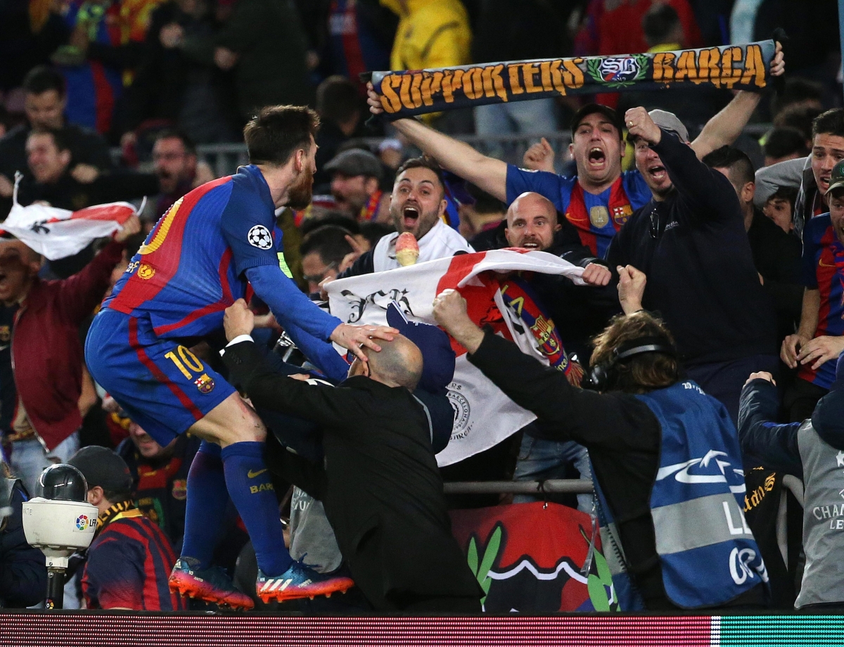 Nhiều cổ động viên yêu mến Barcelona từ những màn trình diễn của Messi