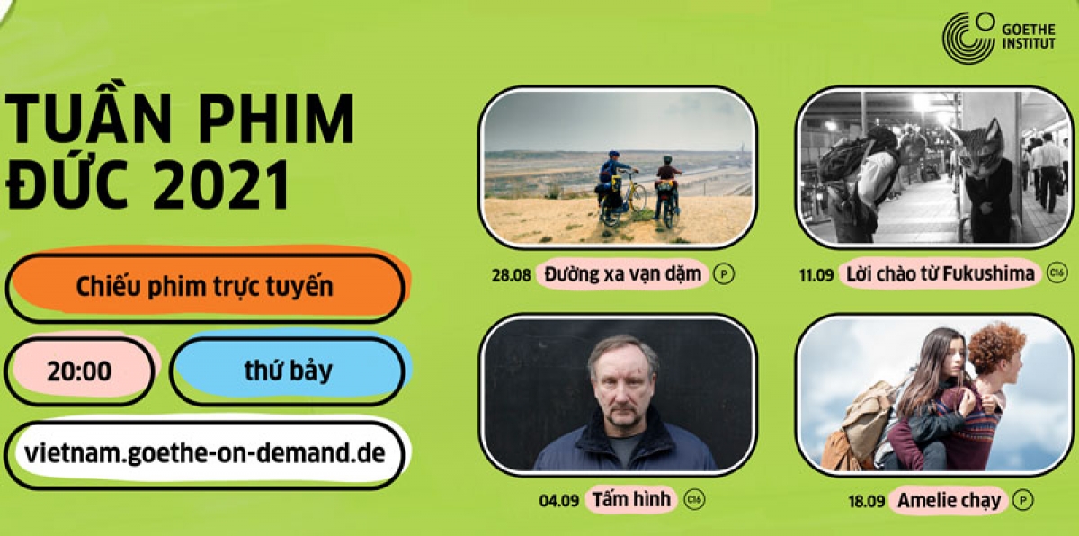 Viện Goethe tại Việt Nam chiếu trực tuyến các tác phẩm điện ảnh Đức đặc sắc