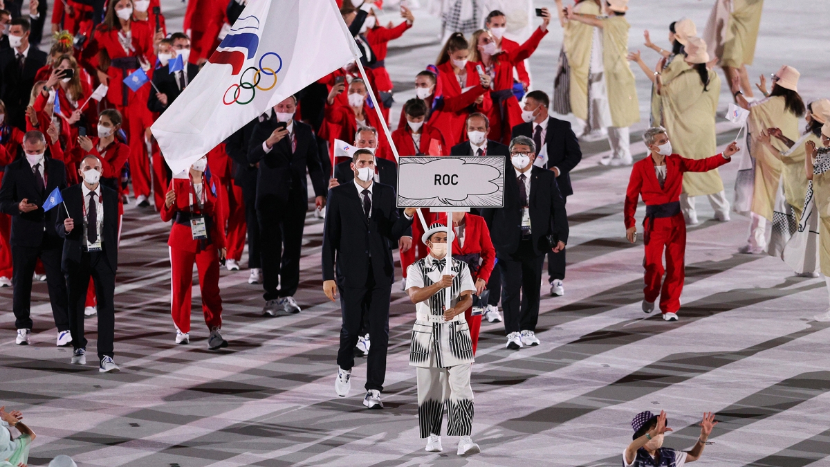 Các VĐV Nga tham dự Olympic dưới màu cờ ROC