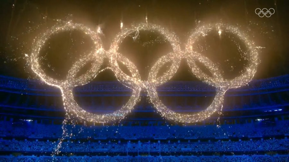 Tái hiện biểu tượng Olympic