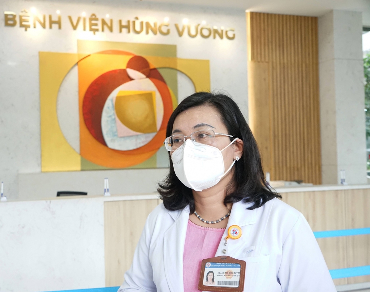 TS.BS Hoàng Thị Diễm Tuyết-Giám đốc Bệnh viện Hùng Vương