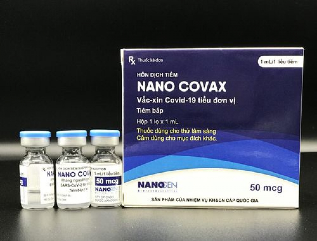 Chưa có bằng chứng cụ thể về hiệu quả bảo vệ của vaccine Nanocovax đối với Covid-19