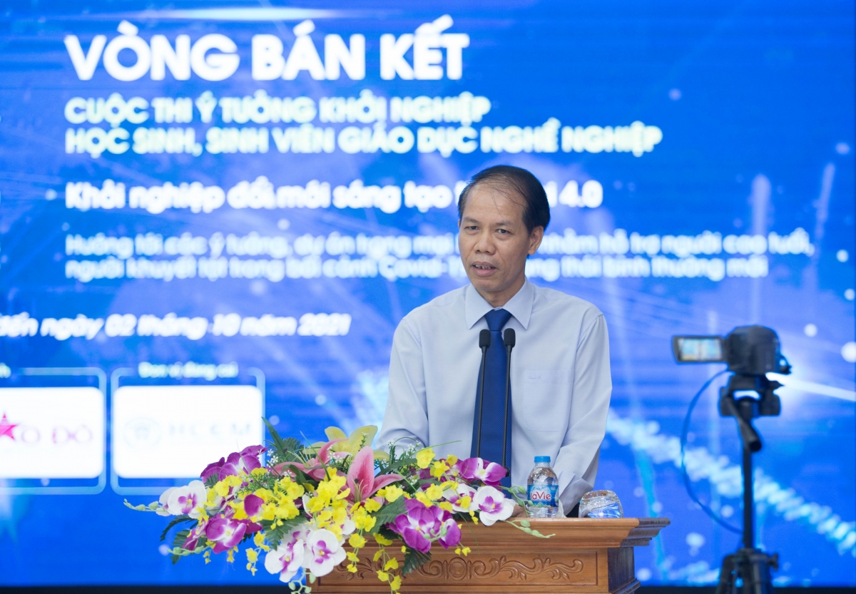 Ông Đỗ Năng Khánh, Phó Tổng cục trưởng Tổng cục Giáo dục nghề nghiệp, Bộ LĐ-TB&amp;XH (Ảnh: Hà Quân)