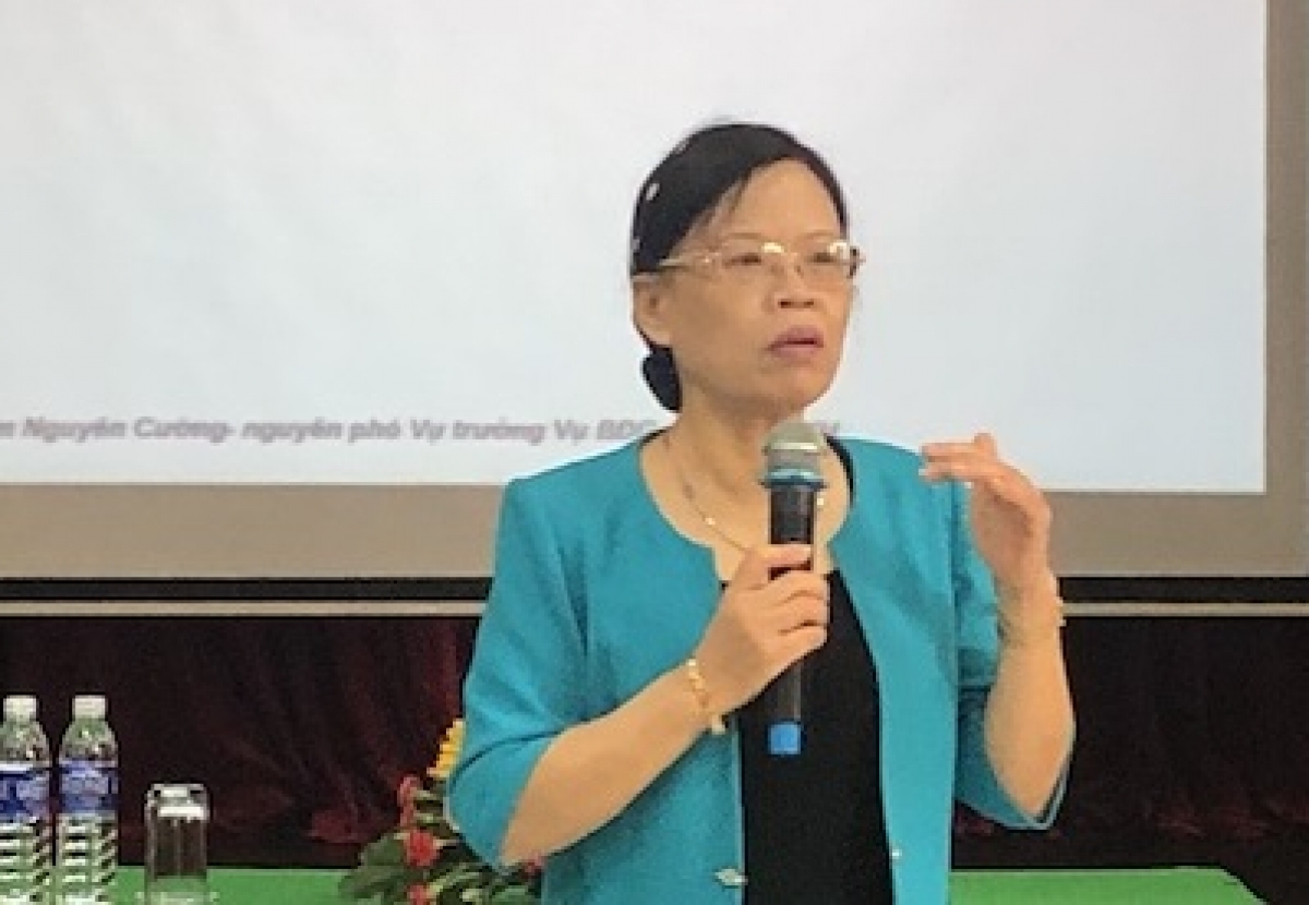 Bà Phạm Nguyên Cường, chuyên gia về an sinh xã hội