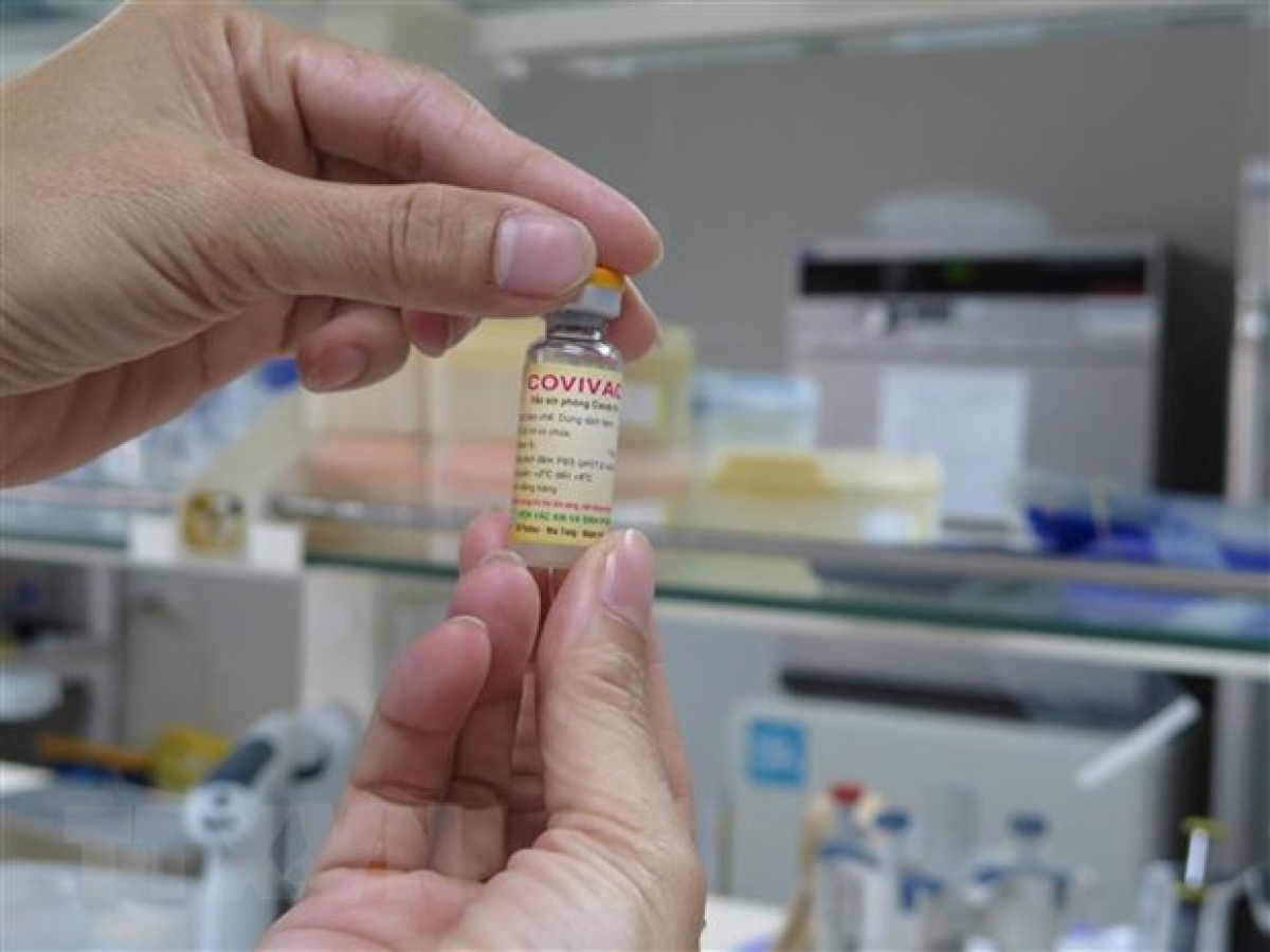 Vaccine Covivac thành phẩm do Viện Vaccine và Sinh phẩm Y tế (thuộc Bộ Y tế) đặt tại Khánh Hòa nghiên cứu và sản xuất.