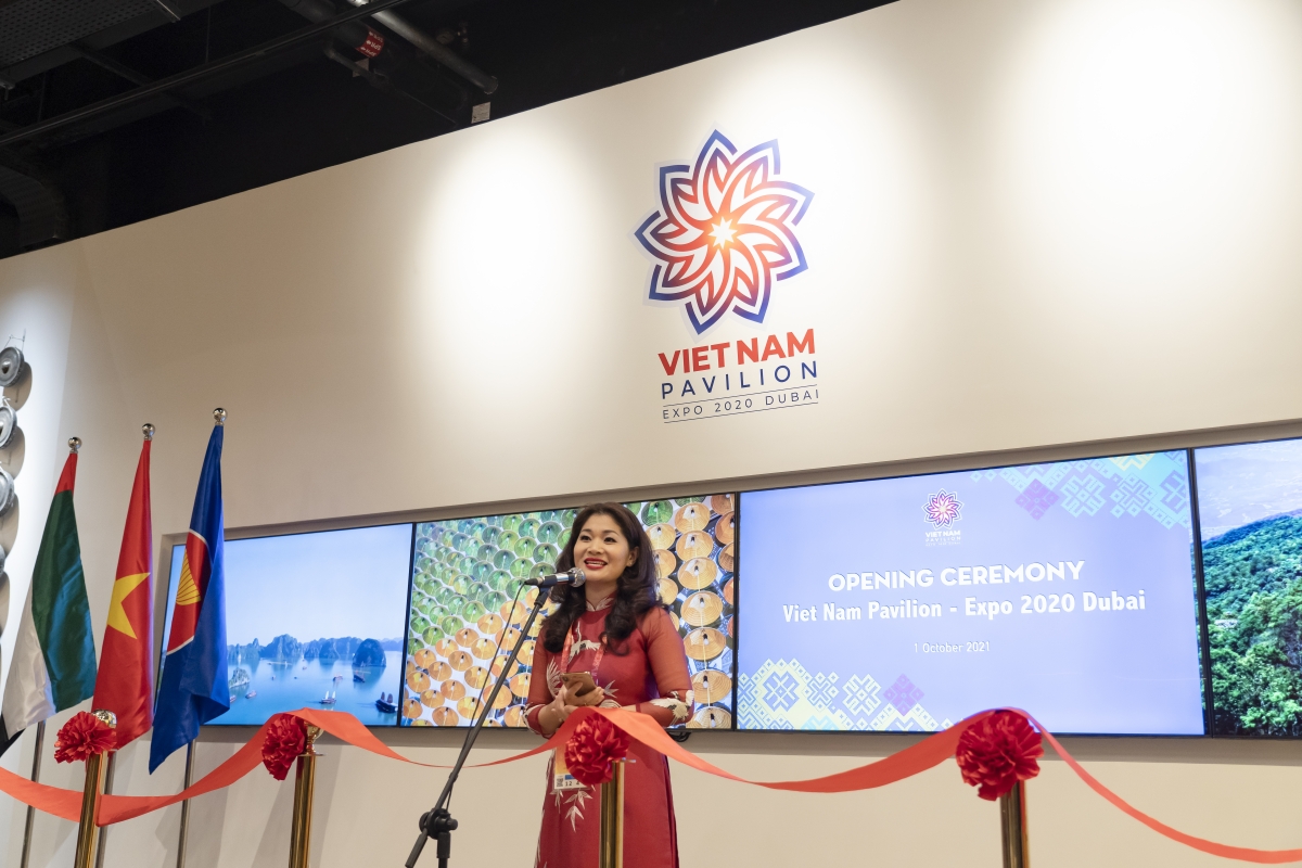 Bà Nguyễn Phương Hòa, Tổng Đại diện Việt Nam tại EXPO 2020 Dubai