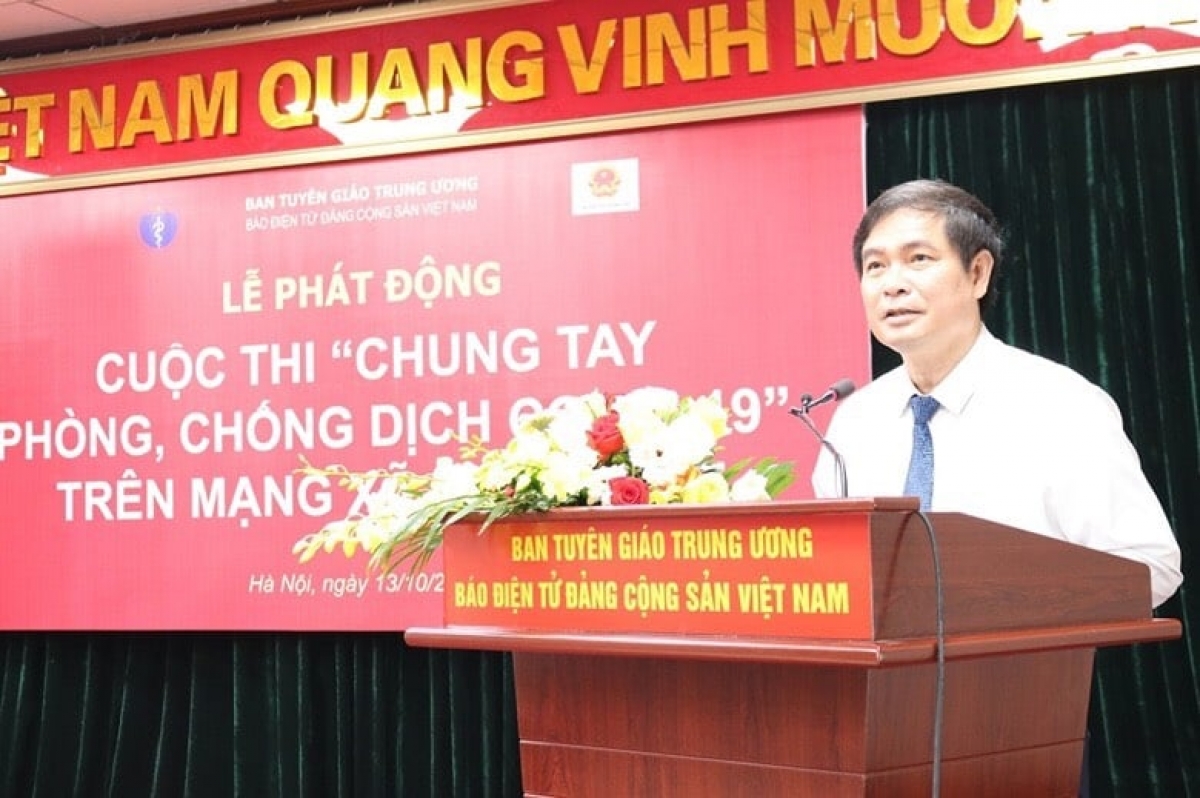 Ông Phan Xuân Thủy - Phó Trưởng ban Tuyên giáo Trung ương phát biểu chỉ đạo tại Lễ phát động
