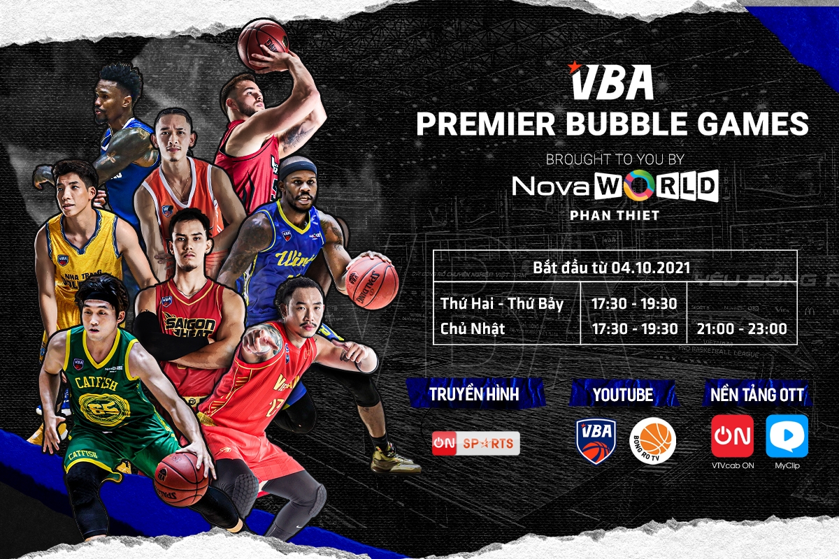 VBA sẽ phát sóng chuỗi trận đấu thử nghiệm vừa qua tại Nha Trang (Khánh Hòa)