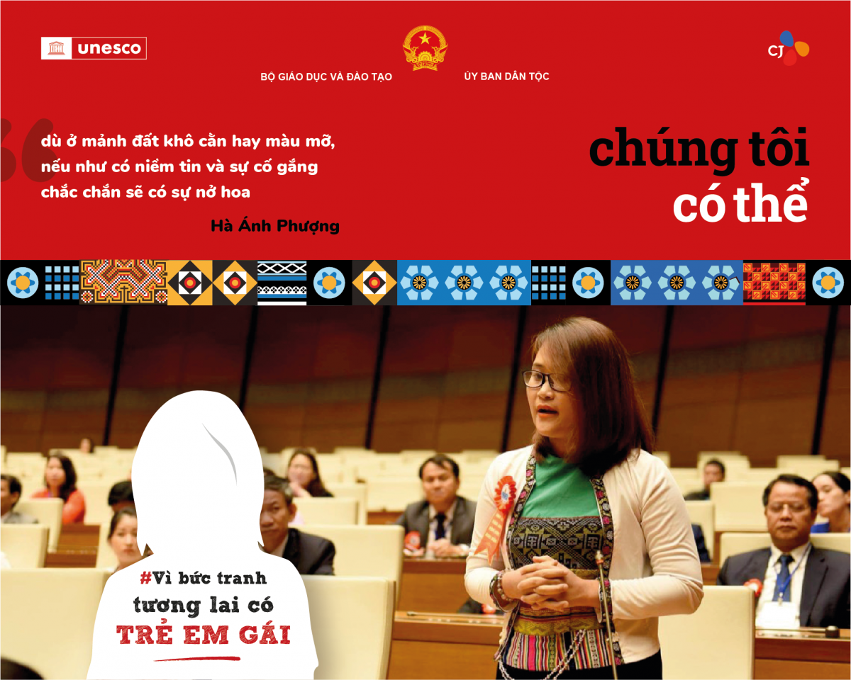 Cô giáo Hà Ánh Phượng, người được tổ chức Varkey Foundation công bố nằm trong top 10 giáo viên xuất sắc nhất toàn cầu, tham gia ủng hộ chiến dịch