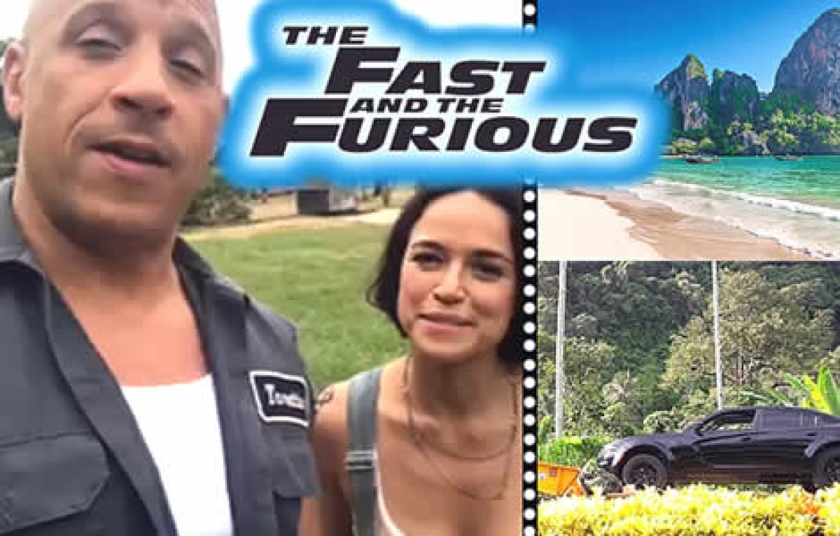 "Fast &amp; Furious 9" từng được quay tại Phuket và đảo Krabi của Thái Lan. Theo báo chí Thái, sự xuất hiện của đoàn phim bom tấn Hollywood này đã cứu doanh thu du lịch mùa thấp điểm của Krabi