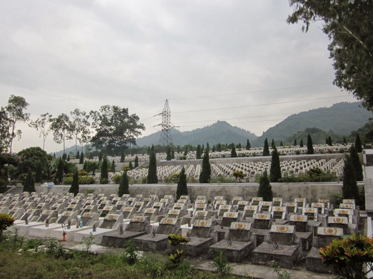 Nghĩa trang liệt sỹ Vị Xuyên - nơi yên nghỉ của hơn 1.700 liệt sỹ