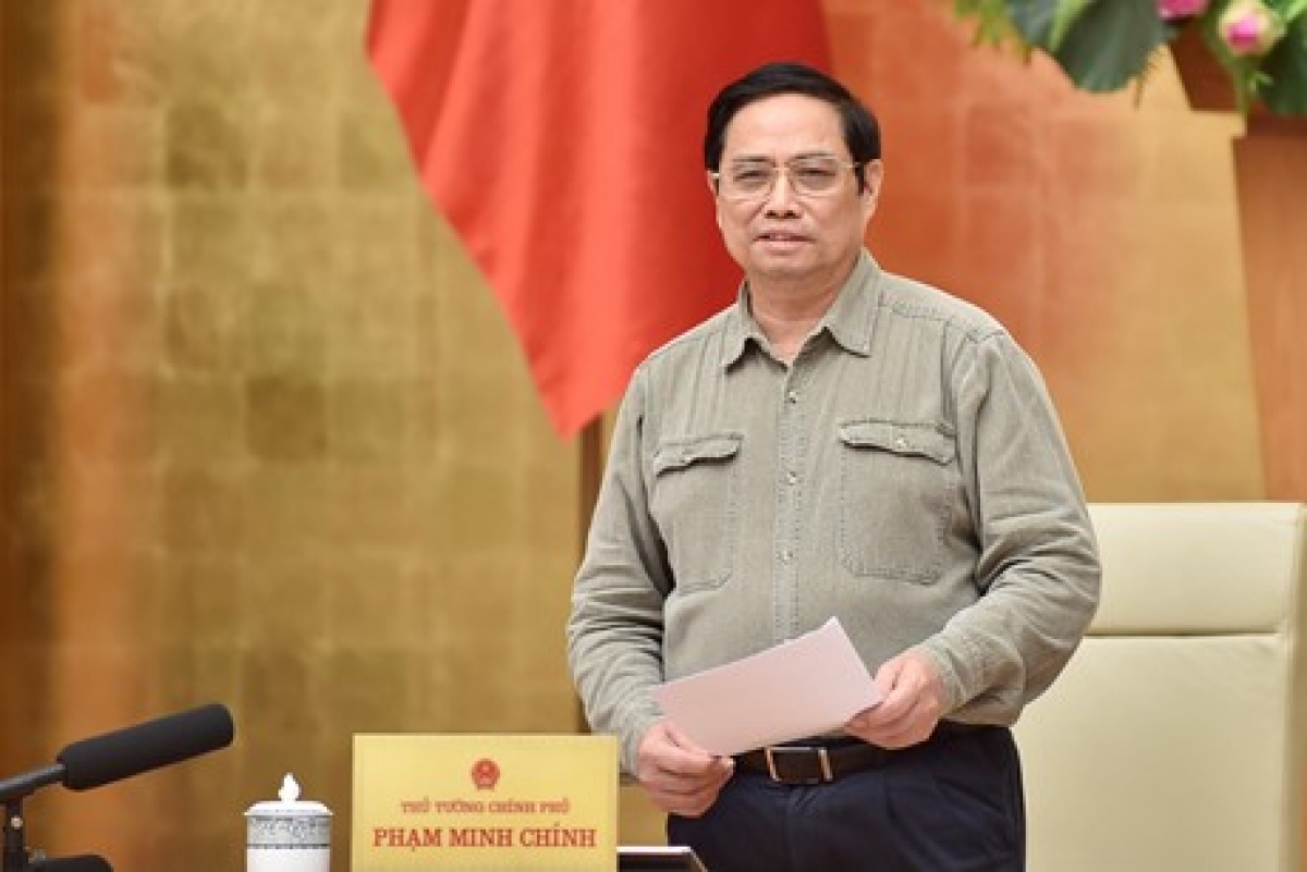 Thủ tướng Phạm Minh Chính chủ trì họp trực tuyến Ban chỉ đạo quốc gia phòng chống Covid-19 với các địa phương
