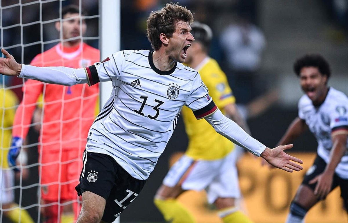 Tuyển Đức là đội bóng giành tấm vé đầu tiên đến Qatar 2022