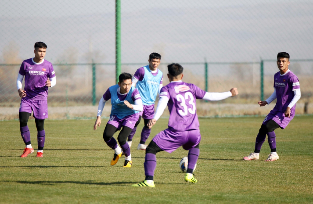 U23 Việt Nam tích cực tập luyện cho cuộc quyết đấu cùng U23 Myanmar