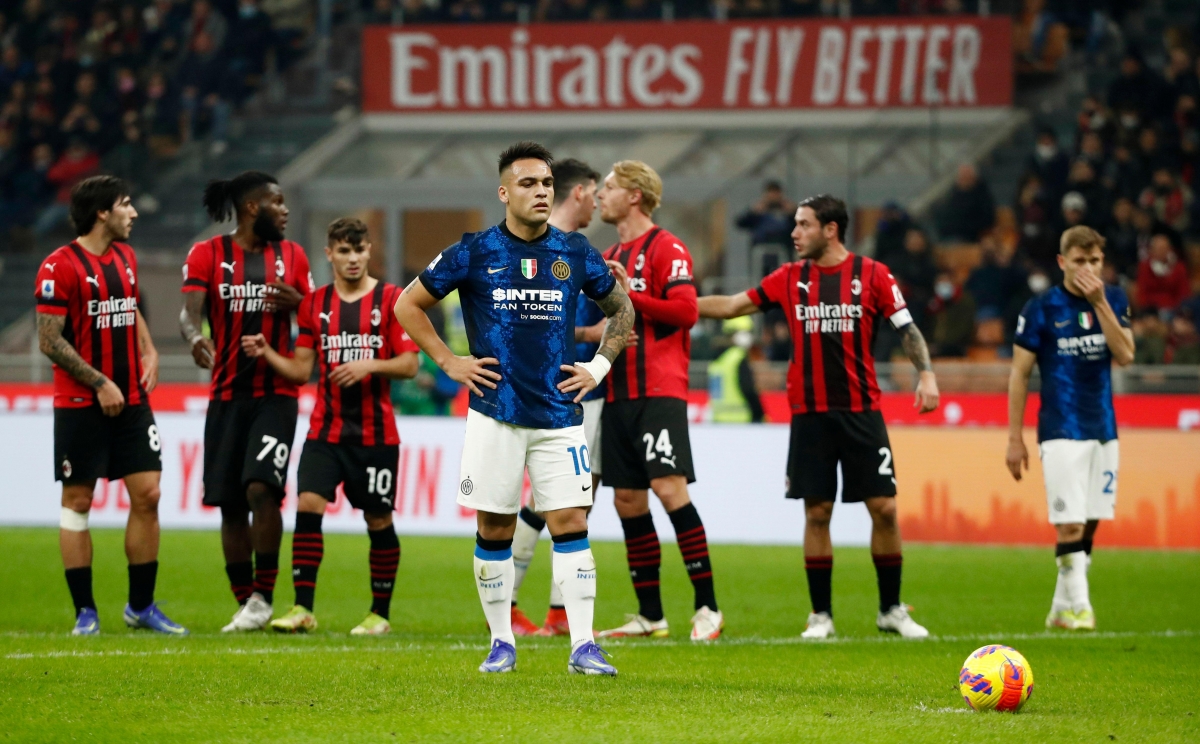 Hòa Inter, AC Milan phả hơi nóng lên đội đầu bảng Napoli (Ảnh: Internet)
