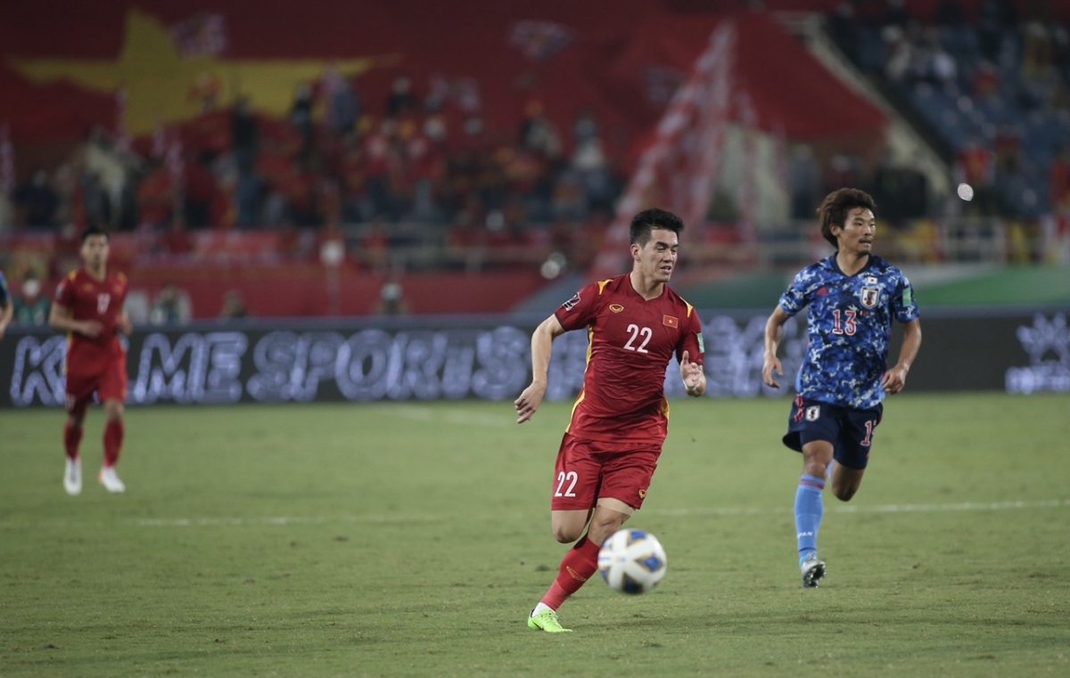 Tuyển Việt Nam nhận thất bại 0-1 trước Nhật Bản tại sân Mỹ Đình (ảnh: Lâm Thỏa)