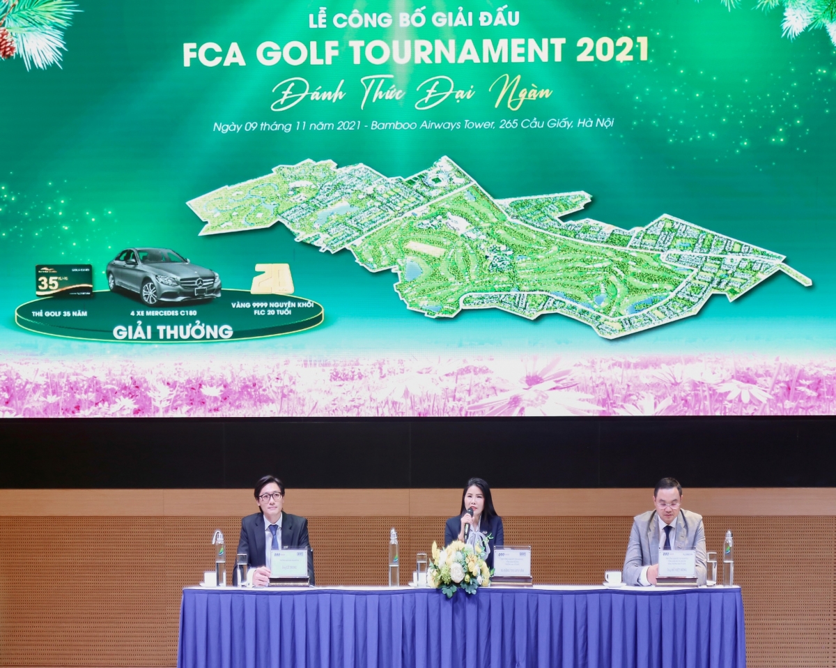 Họp báo giải golf FCA Golf Tournament 2021