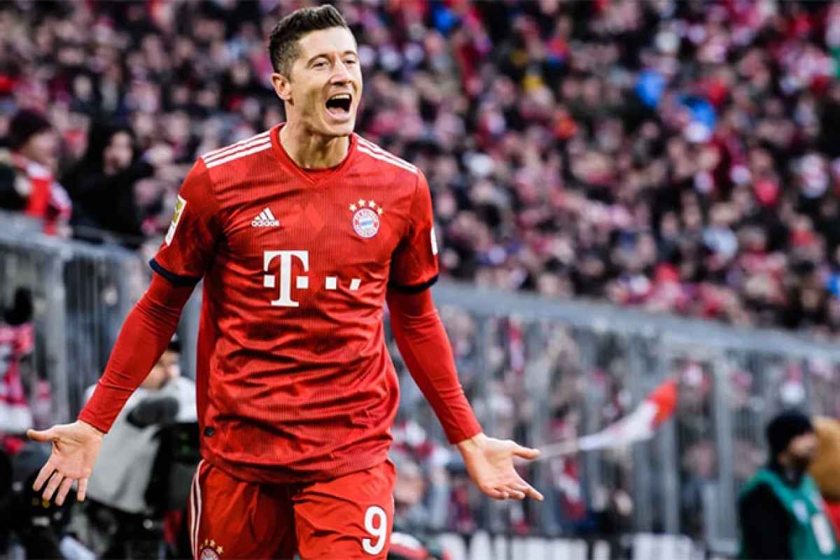 Robert Lewandowski của Bayern Munich đã vươn lên dẫn đầu danh sách Vua phá lưới Champions League 2021/22