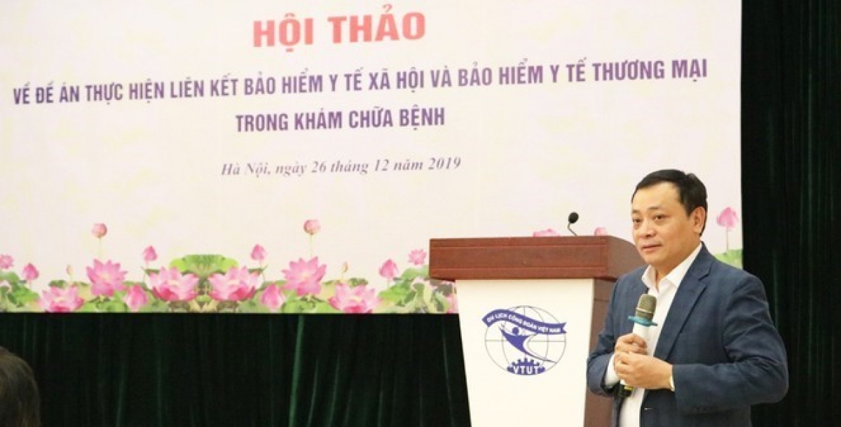 Ông Lê Văn Khảm - Vụ trưởng Vụ BHYT - Bộ y tế