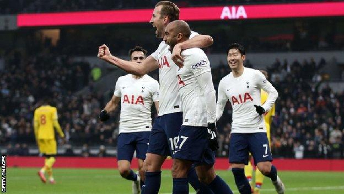 Harry Kane, Son Heung-min, Lucas Moura đóng vài trò chủ chốt trong chiến thắng của Tottenham (Ảnh: Getty Images)