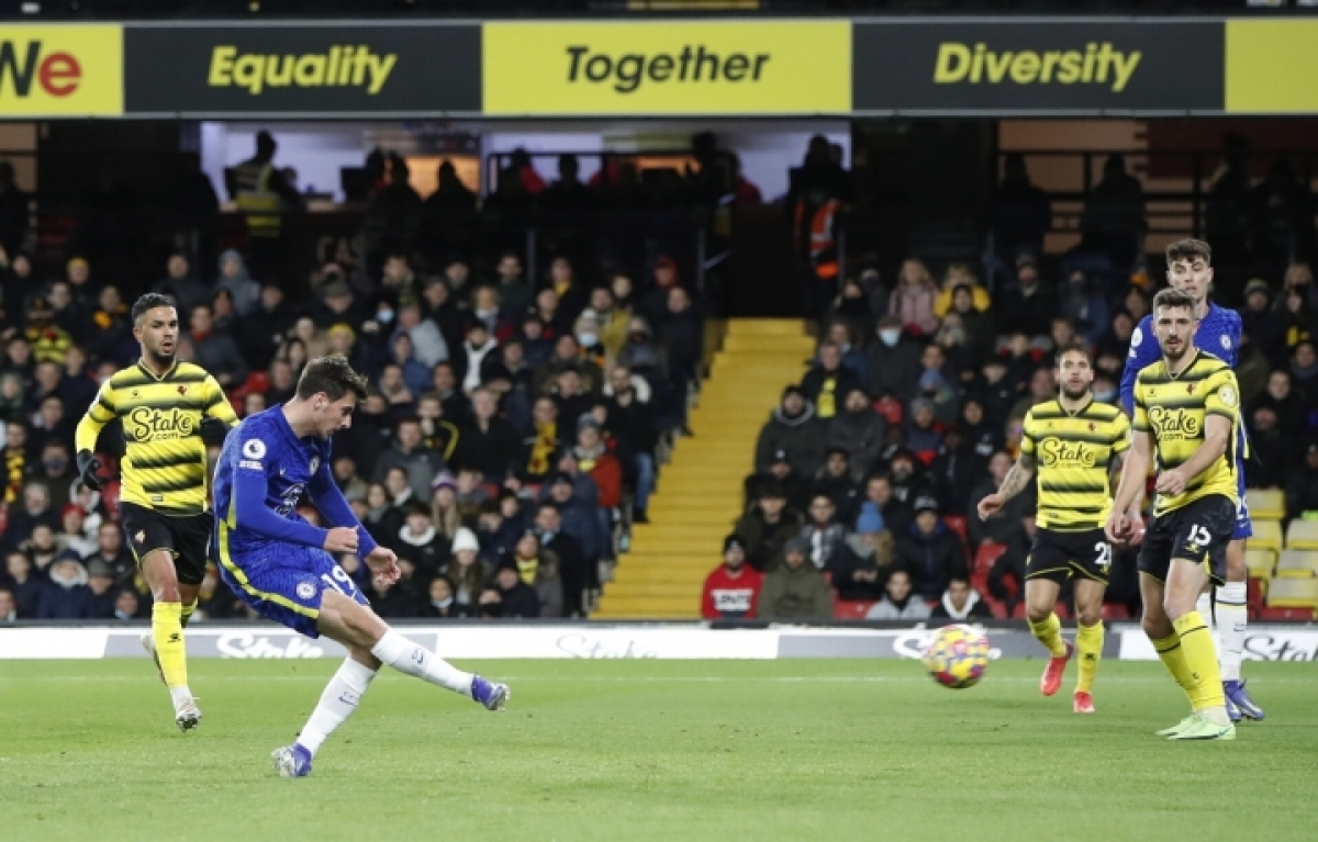Mason Mount ghi bàn giúp Chelsea dẫn trước 1-0