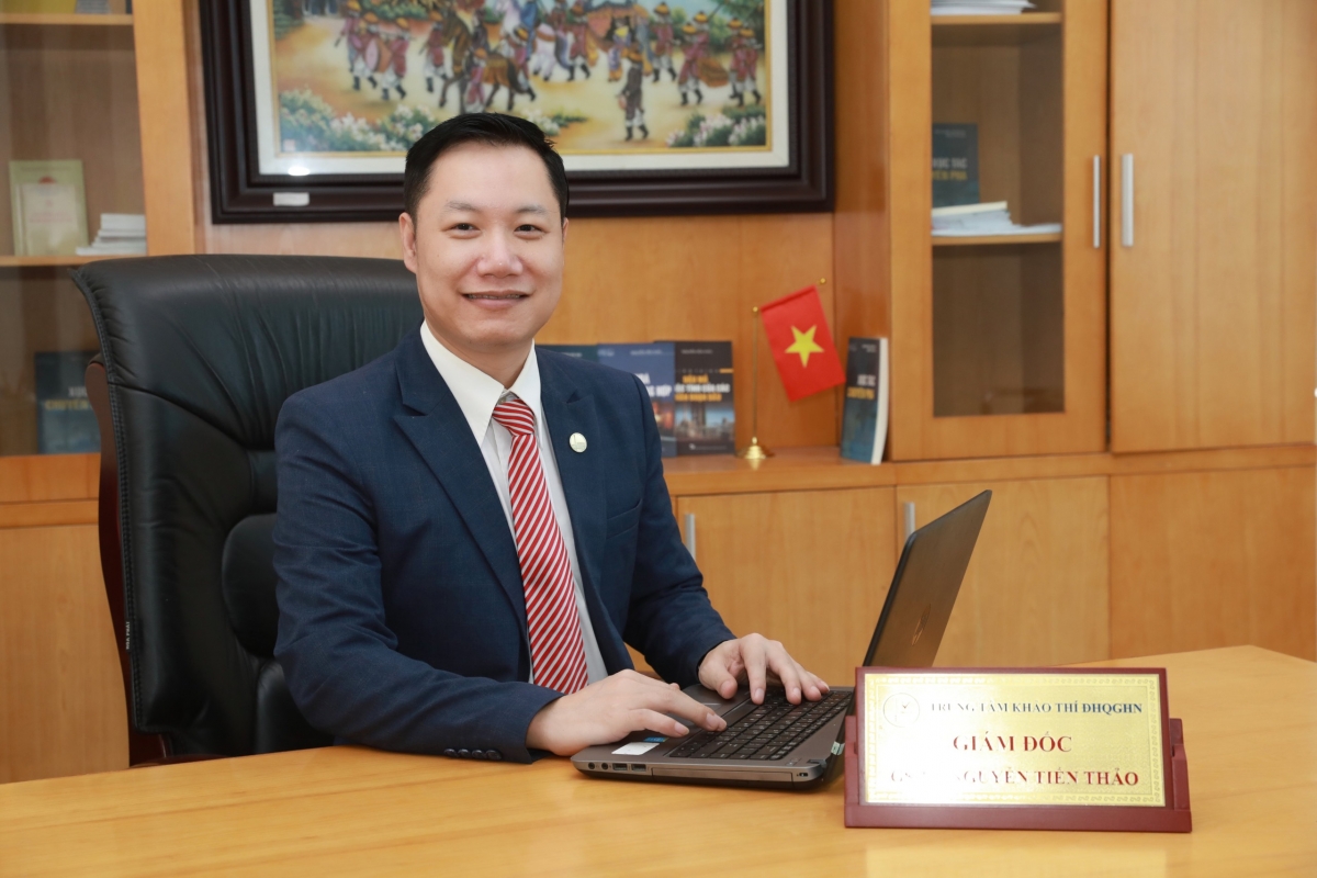 GSTS Nguyễn Tiến Thảo - Giám đốc Trung tâm Khảo thí, Phó Ban đào tạo ĐHQG Hà Nội 