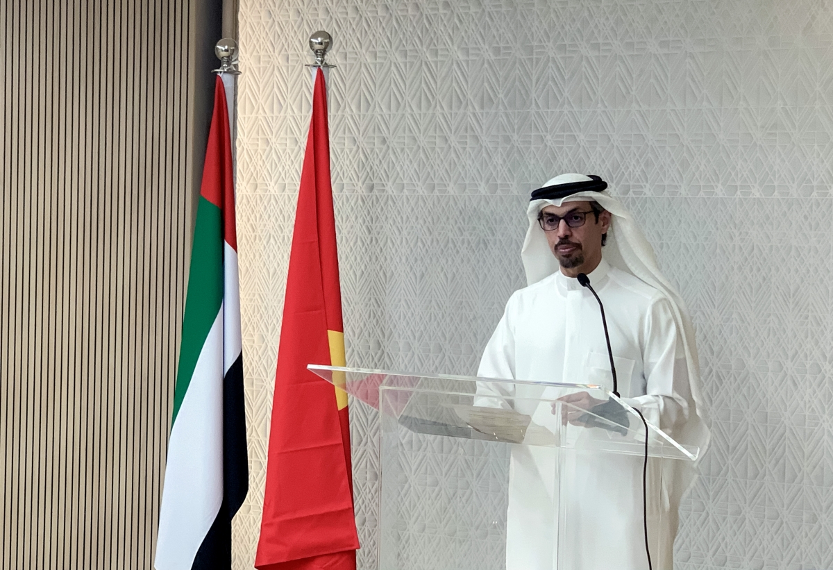 Ông Hamad Buamim, Chủ tịch - Giám đốc điều hành Phòng Thương mại và Công nghiệp Dubai. Ảnh: Cục HTQT, Bộ VHTTDL