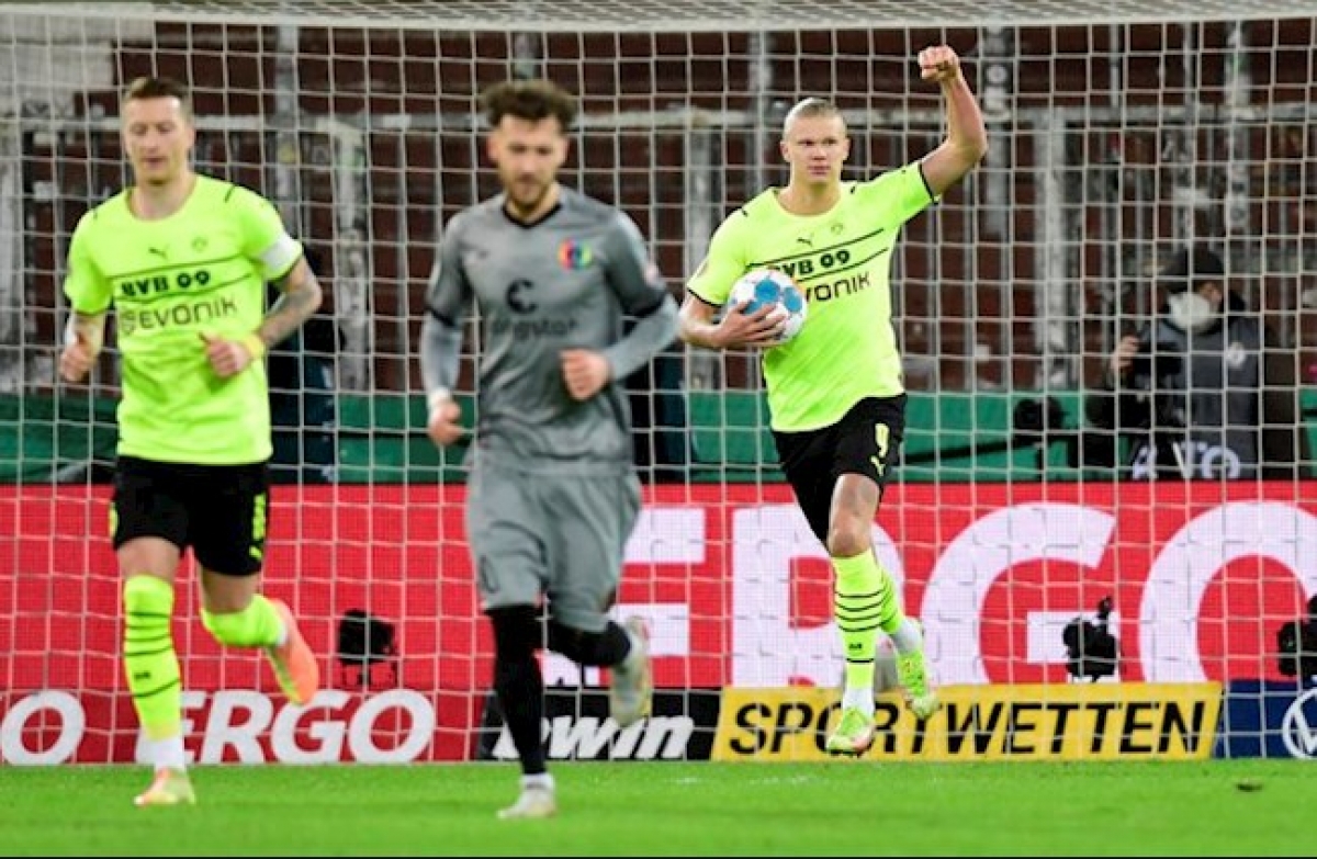 Haaland không cứu được Dortmund (Ảnh: Internet)