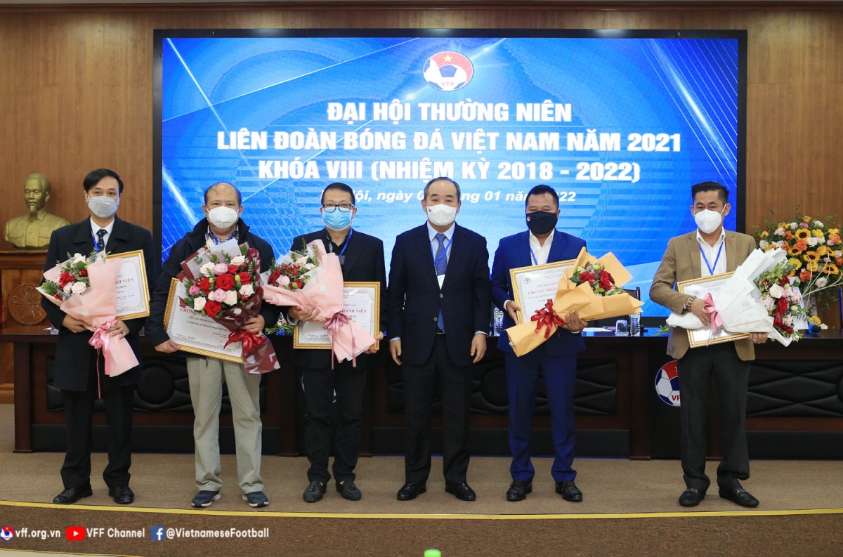 Đại hội Liên đoàn bóng đá Việt Nam kết nạp 5 tổ chức thành viên mới