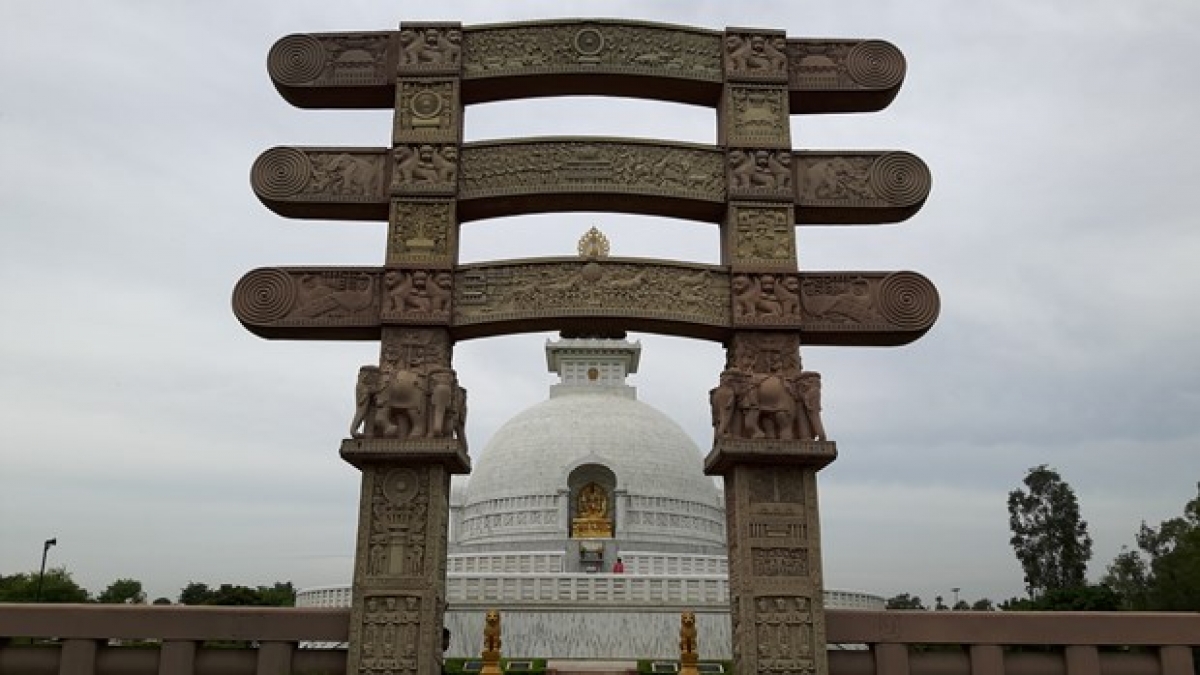 Bảo tháp Hòa Bình Shanti Stupa. Nguồn: Subhash Gupta
 