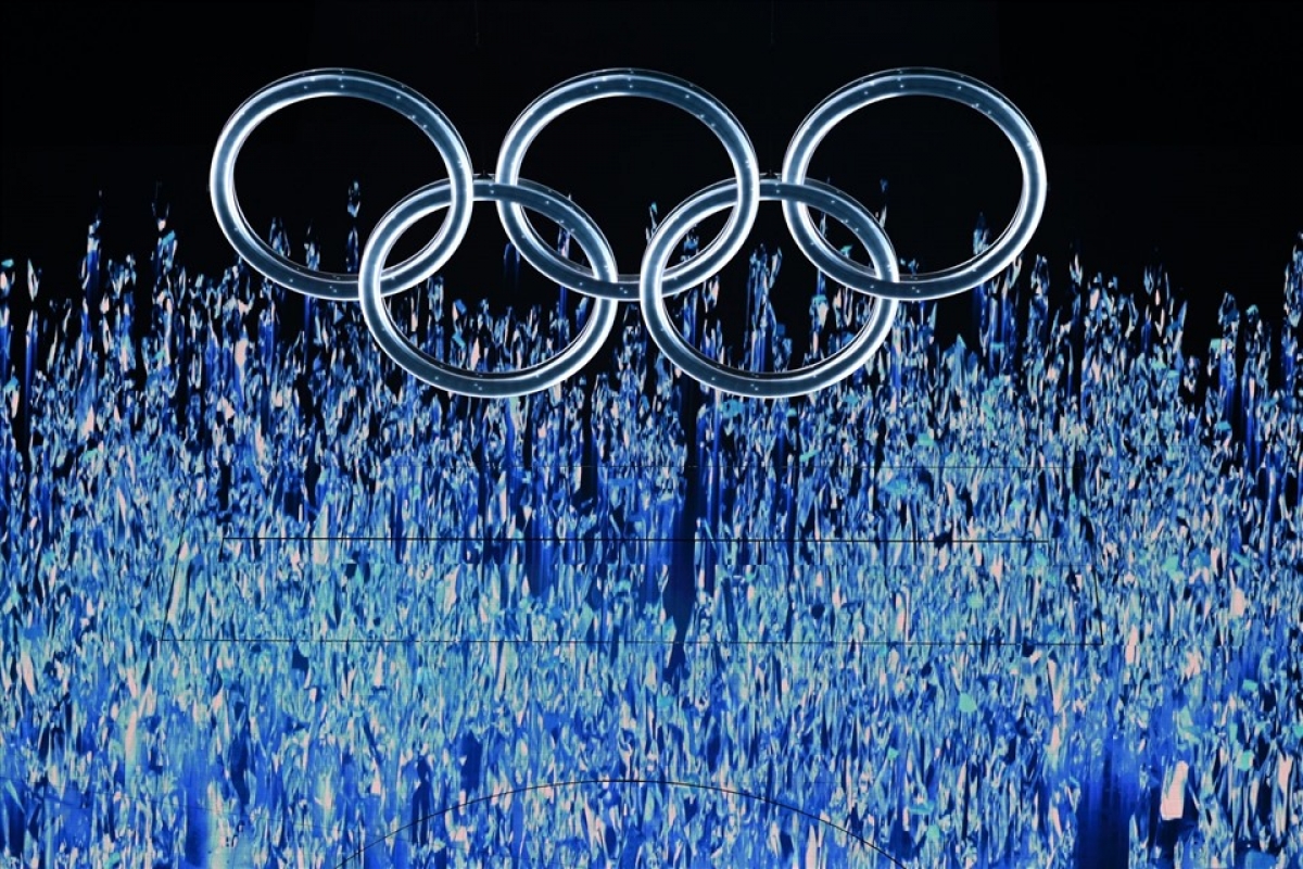 Biểu tượng Olympic xuất hiện đầy ấn tượng