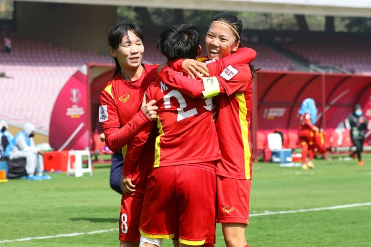 Lần đầu tiên tuyển nữ Việt Nam giành vé dự VCK World Cup bóng đá nữ 2023 tại Australia và New Zealand.