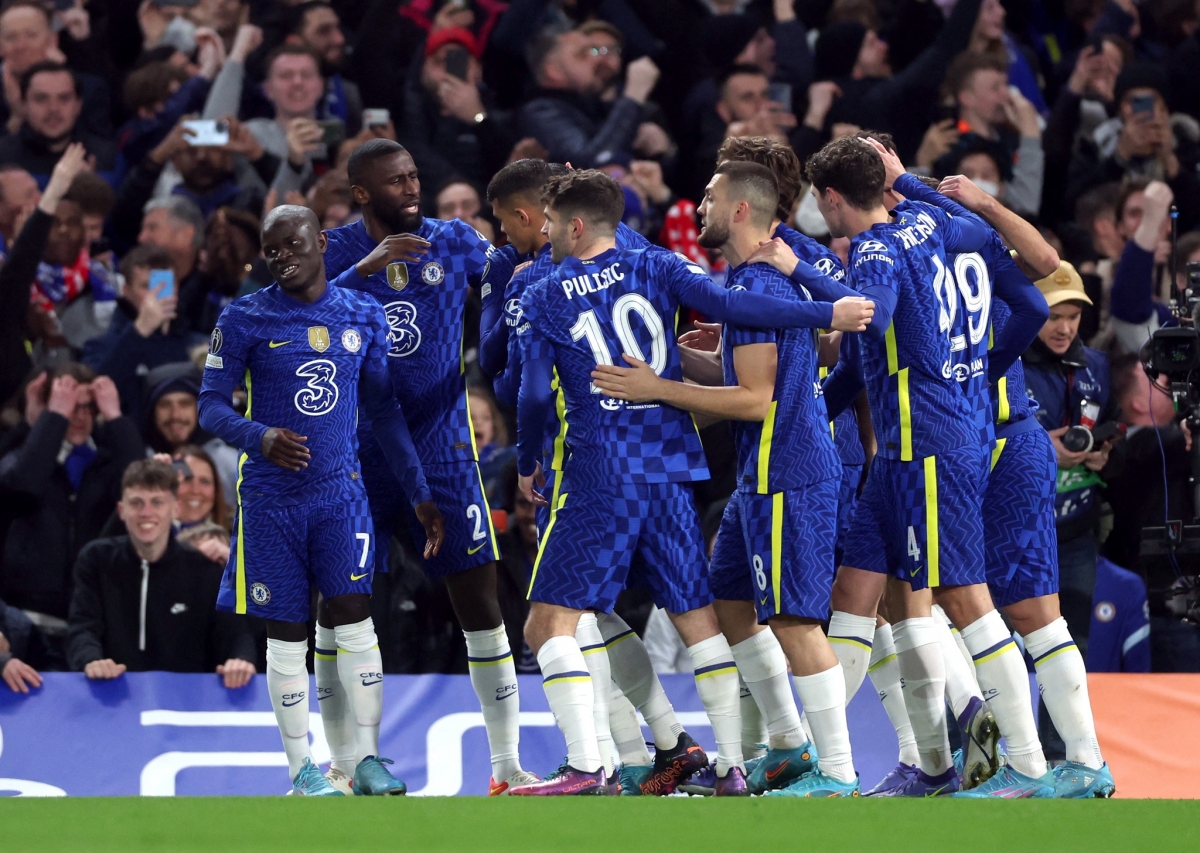 Các cầu thủ Chelsea tận hưởng niềm vui chiến thắng (Ảnh: Internet)