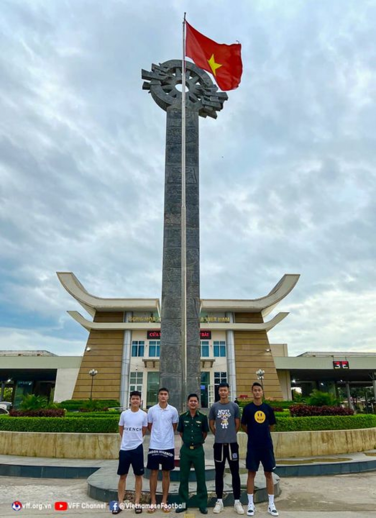 Bốn cầu thủ trong nhóm “viện binh” cuối cùng của U23 Việt Nam. (Ảnh VFF)