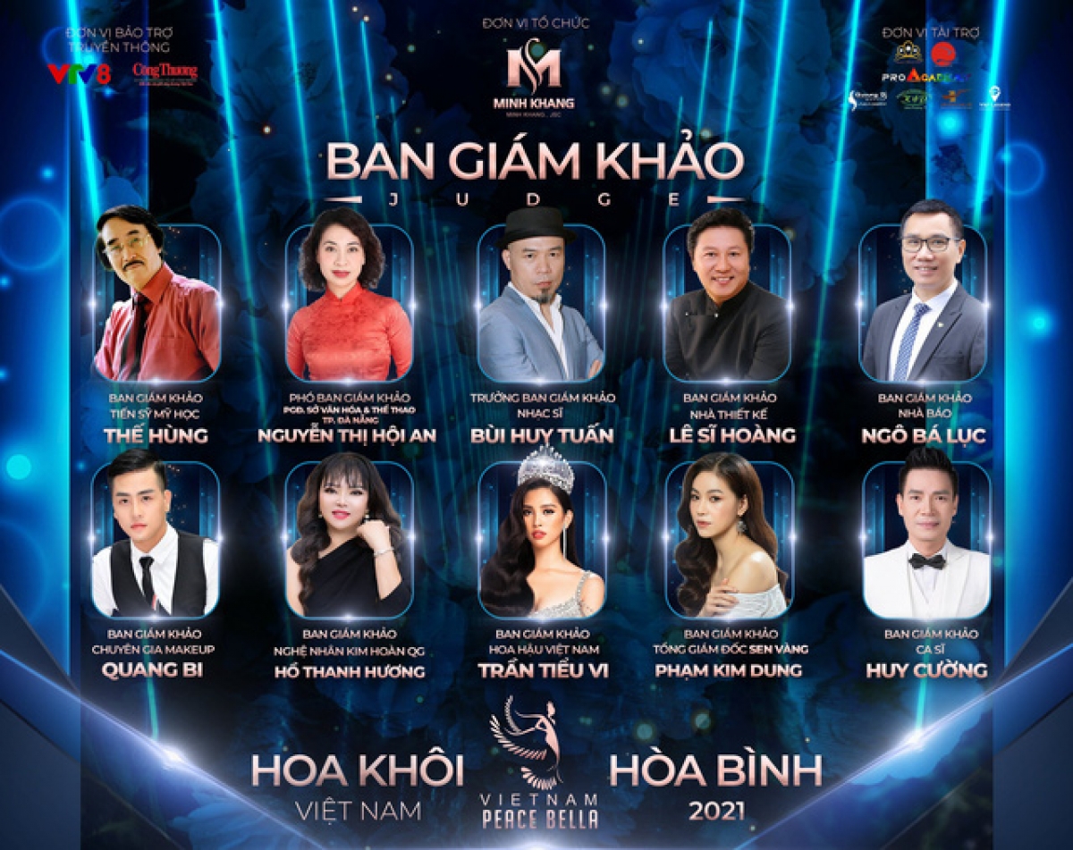Ban giám khảo Cuộc thi "Hoa khôi Hòa Bình Việt Nam 2021"