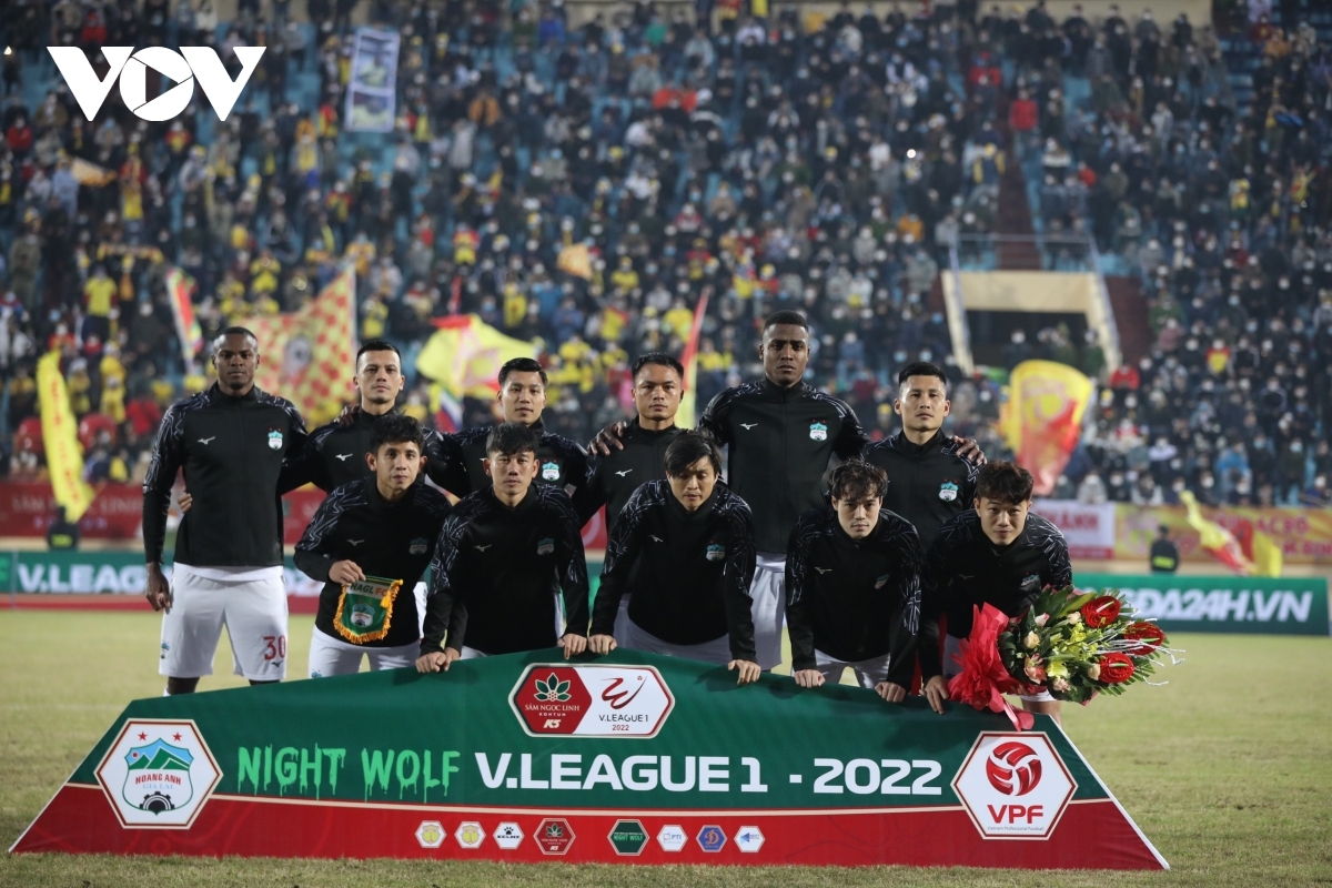 Trận đấu giữa chủ nhà Nam Định và Hoàng Anh Gia Lai trên SVĐ Thiên Trường được lựa chọn là trận khai mạc chính thức của V.League 2022