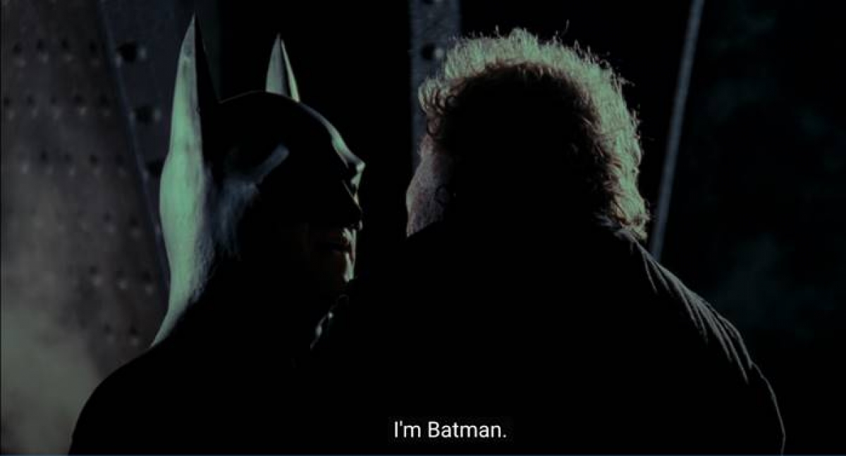 Batman của Robert Keaton trong bản phim năm 1989.