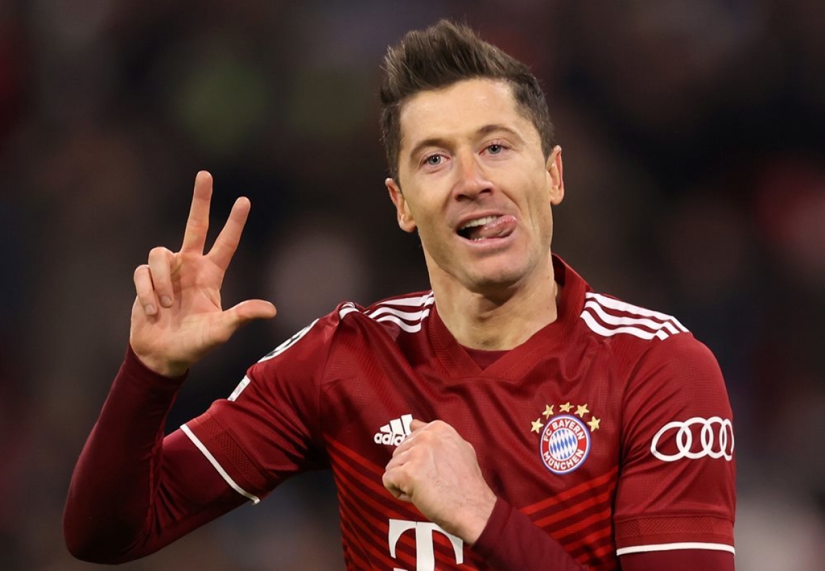 Robert Lewandowski lập nhiều kỷ lục trong trận thắng đậm của Bayern (Ảnh: Internet)