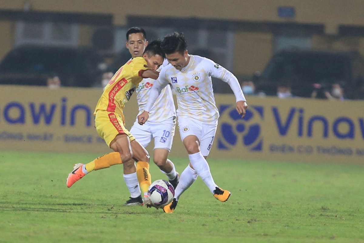 Hà Nội giành 3 điểm đầu tiên tại V-League 2022