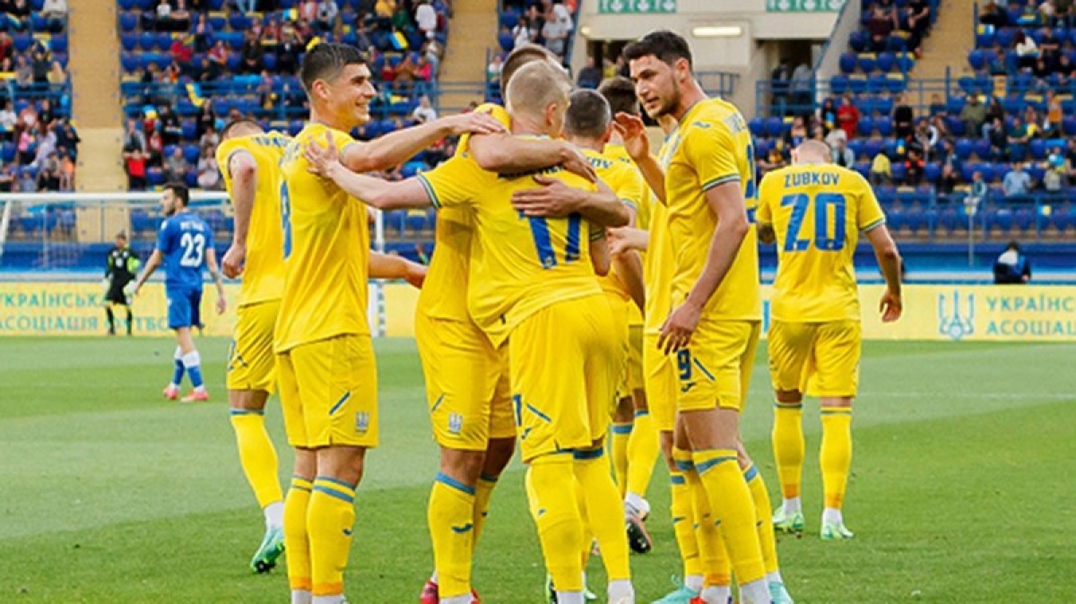 Tuyển Ukraina xin hoãn trận làm khách với Scotland tranh vé vớt đi World Cup 2022.  Ảnh: Getty