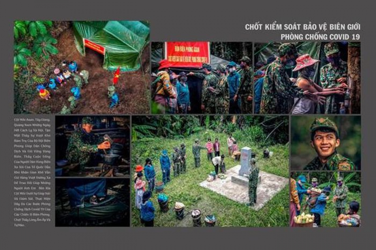 Bộ ảnh "Chốt kiểm soát bảo vệ biên giới phòng, chống Covid-19" của tác giả Huỳnh Văn Truyền (Đà Nẵng)