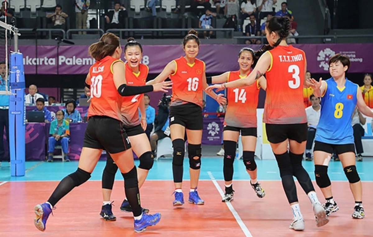 ĐT bóng chuyền nữ Việt Nam nỗ lực hướng tới mục tiêu giành tấm HCB tại kỳ SEA Games 31